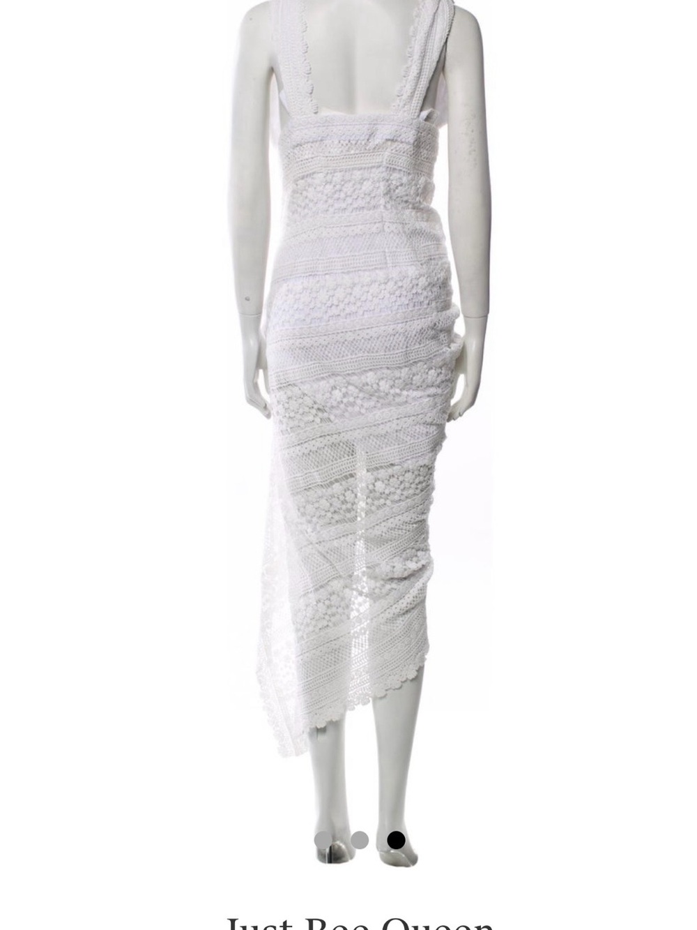 Just Bee Queen White Lace Maxi Dress - Picture 3 of 4